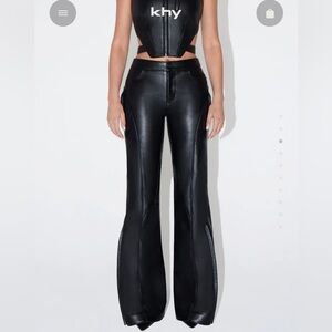 Khy by Kylie Jenner faux leather pants